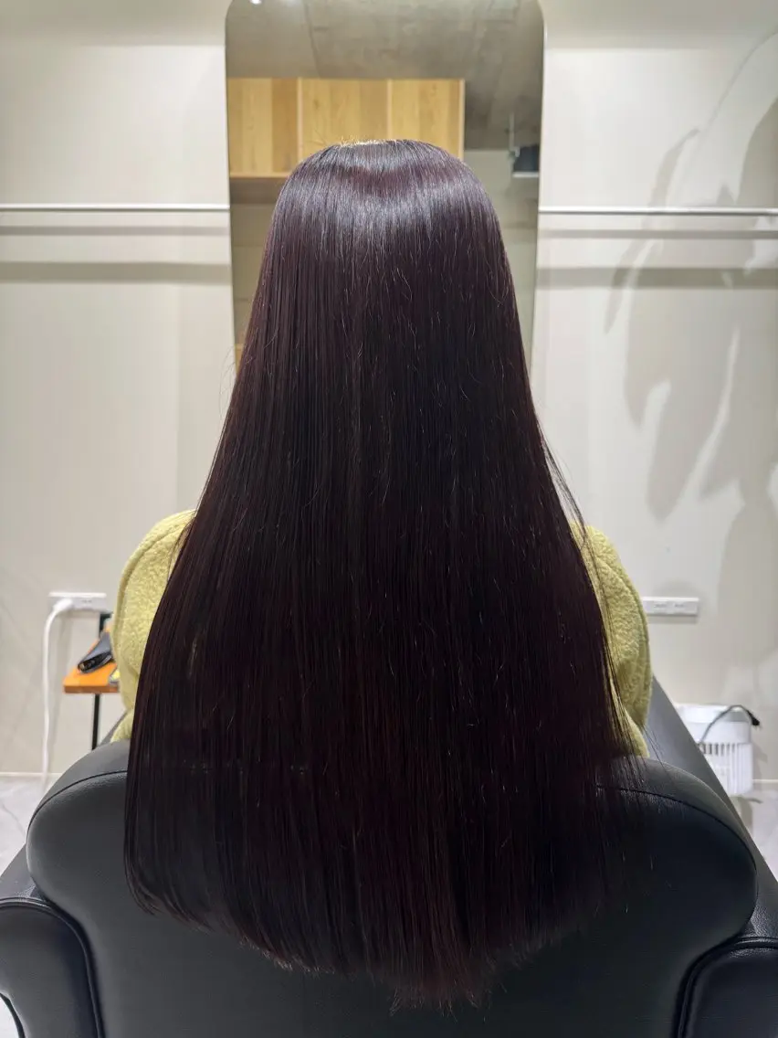 ロング カラー ゆ う あのヘアスタイル