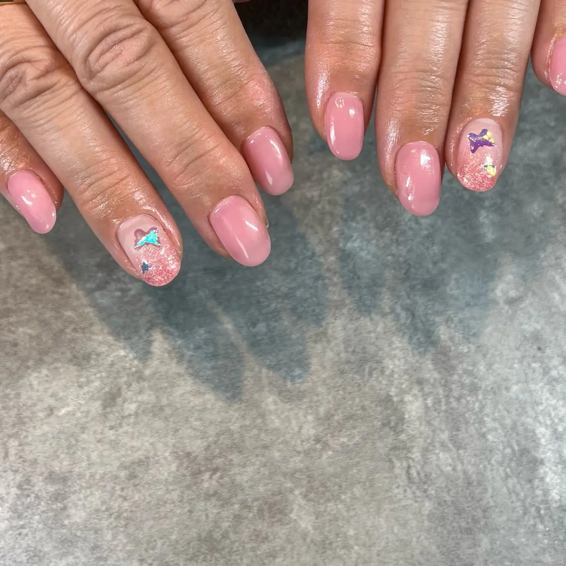 ネイル シンプルネイル salon akua nail＆リラクのマツエク・マツパデザイン