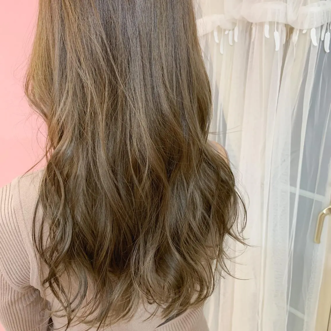 ミディアム カラー アディクシーカラー アクアカラー アッシュ バレイヤージュ ベージュカラー ヘアカラー トリートメント ✨ブリーチマスター✨ オクヤマヨウスケのヘアスタイル