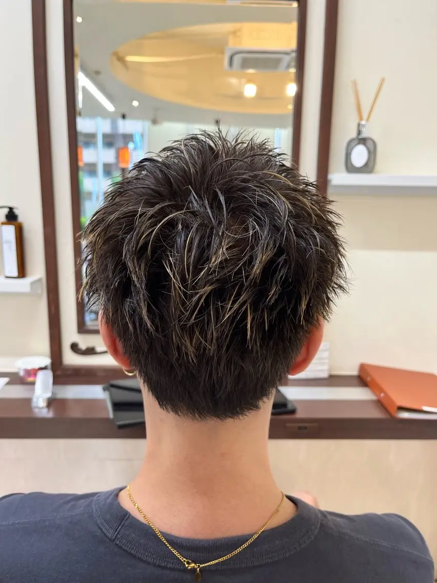 ショート メンズ スパイキーショート ショートヘア 🧊メンズ特化🧊 高木航希のヘアスタイル