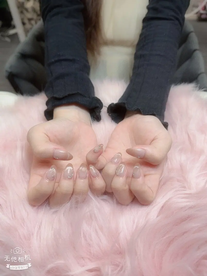 ネイル 長さ出し フレンチネイル グラデーション 韓国ネイル マグネットネイル ハンドネイル VB HEAVEN nailのネイルデザイン