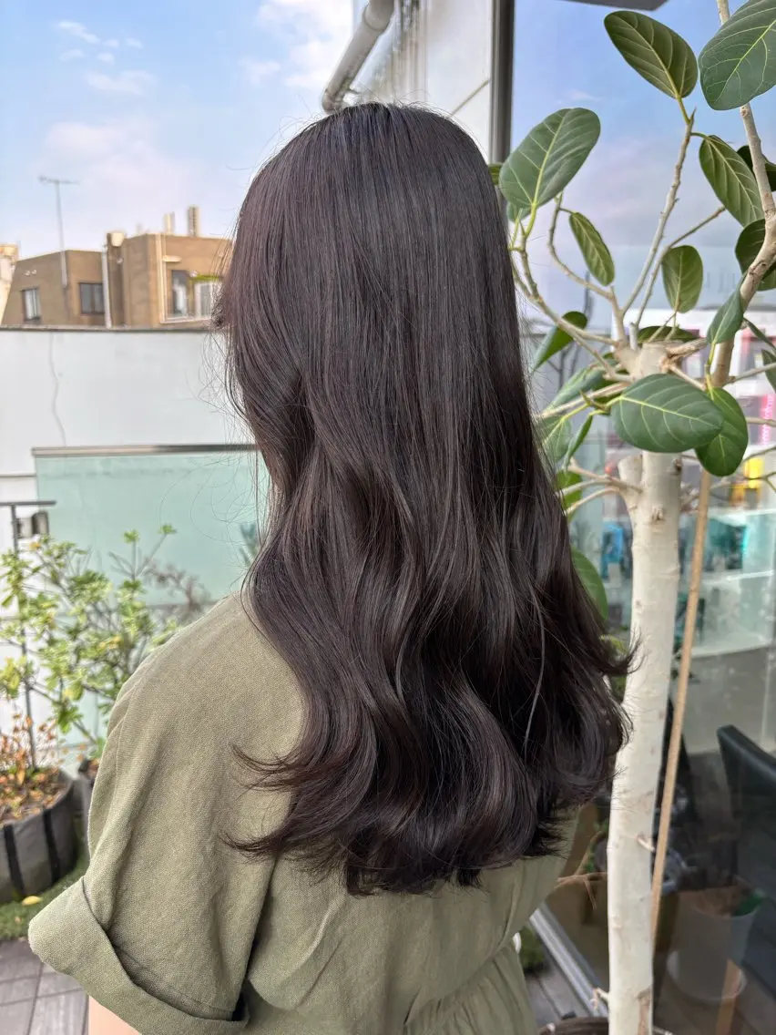 セミロング カラー パーマ ヘアアレンジ ベージュカラー カット ヘアカラー トリートメント ヘッドスパ ヘアセット 押切 響　のヘアスタイル