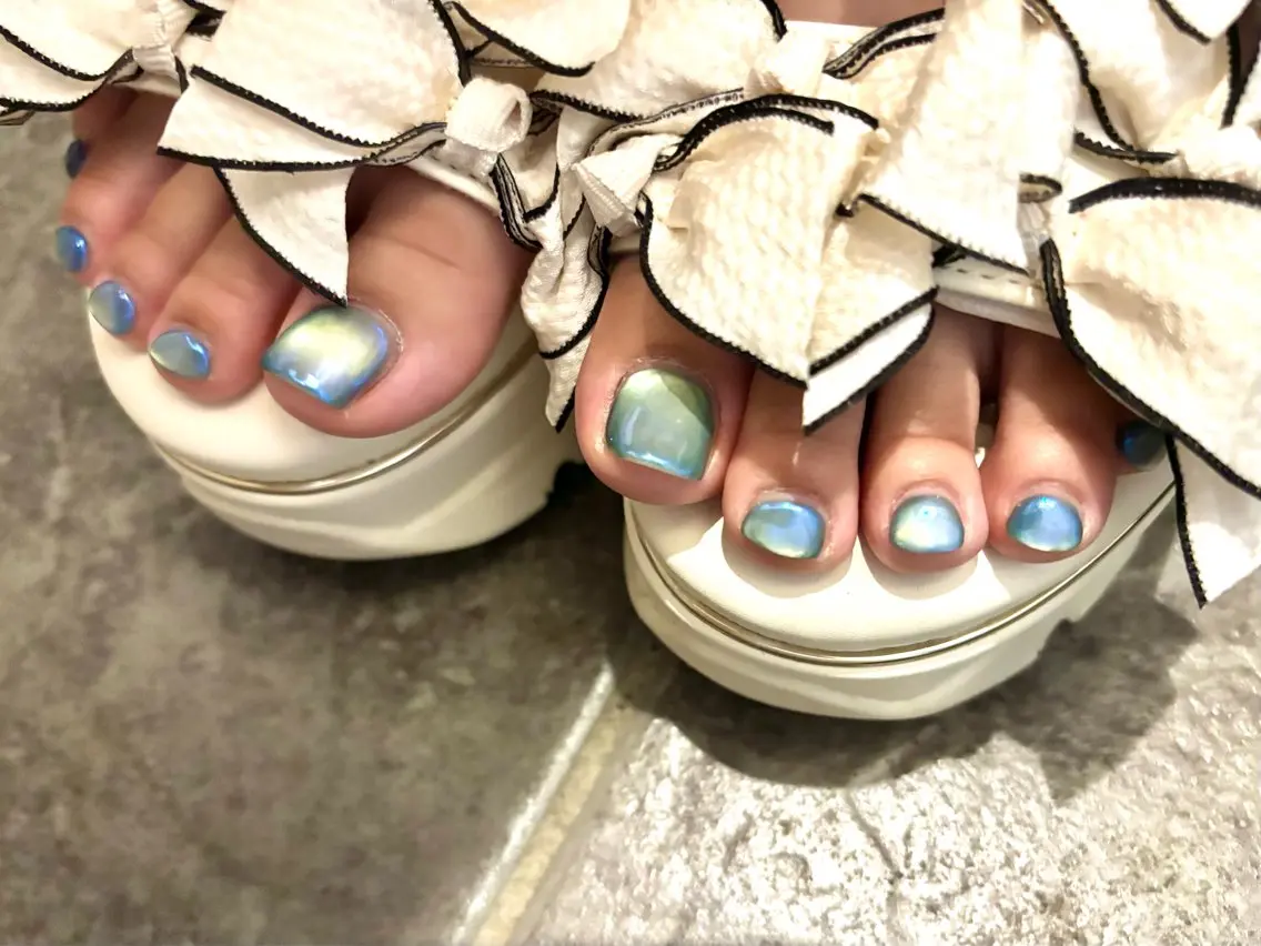 5月限定価格!話題のマグネットフットネイル🦶🏻💖《オフ込⭕️》【阿佐ヶ谷/パラジェル人気店】の写真