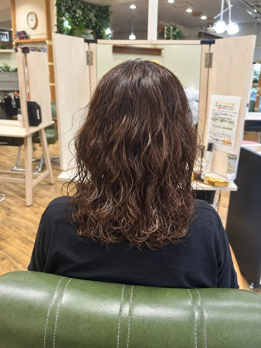 ミディアム パーマ 🔹Kplus🔹 遠山のヘアスタイル