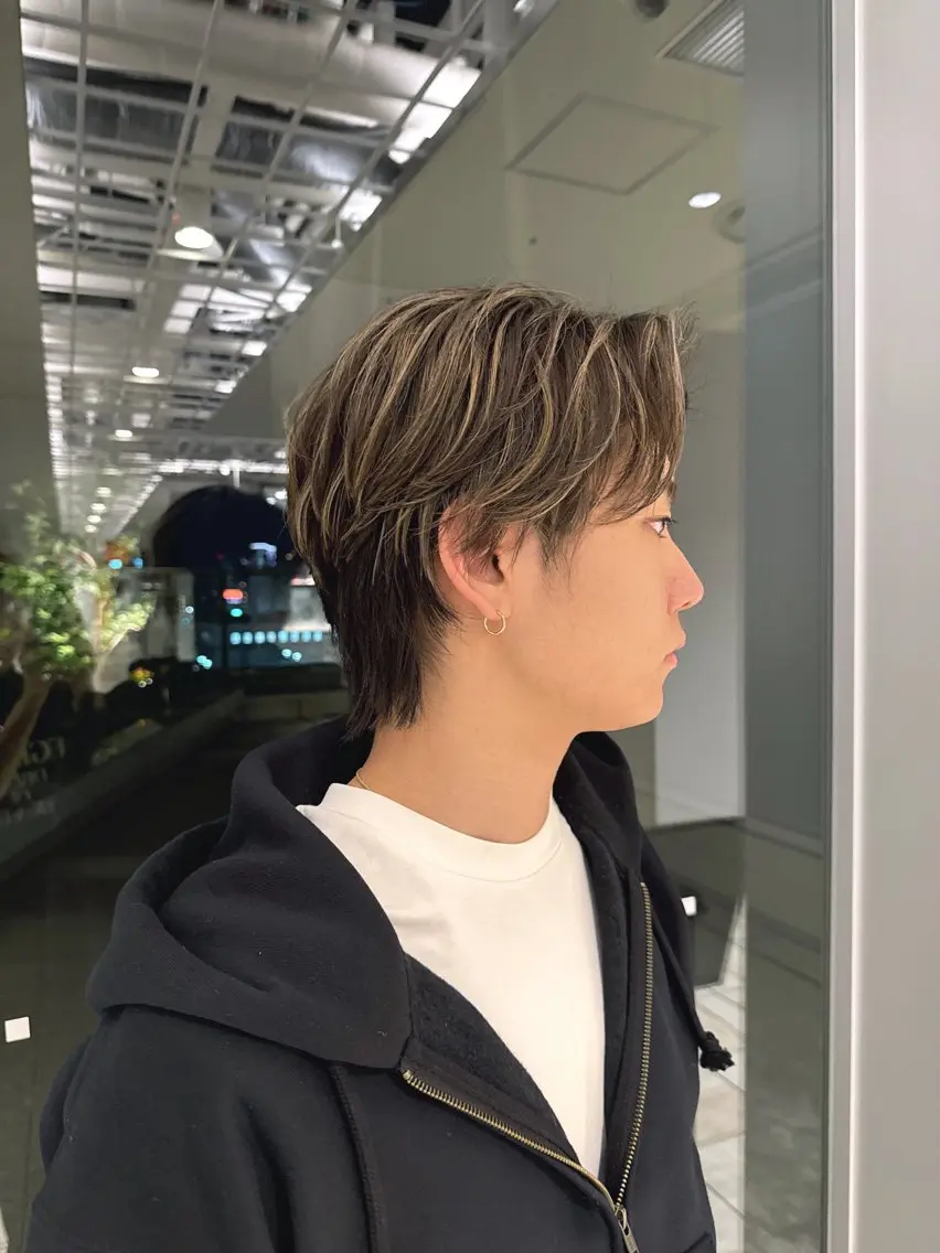 メンズカット+カラー+炭酸泉+スカルプトリートメント¥9800の写真