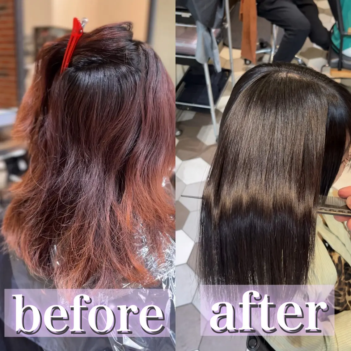 ロング ロング カット 縮毛矯正 トリートメント 石原 悠貴のヘアスタイル