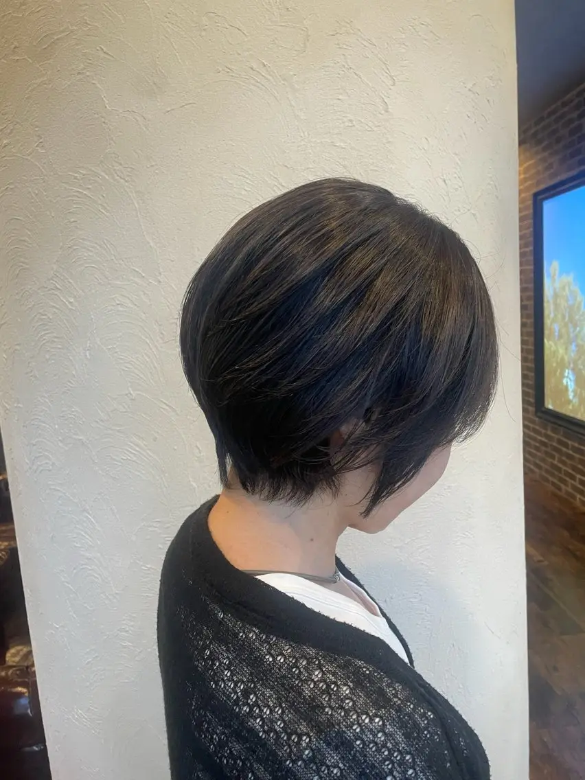 ショートボブcut+カラー+TR🌙の写真