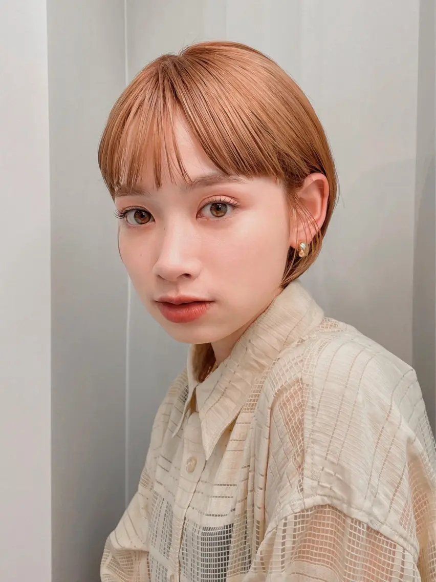 カット +ダブルカラー+2ステップトリートメント🍊の写真