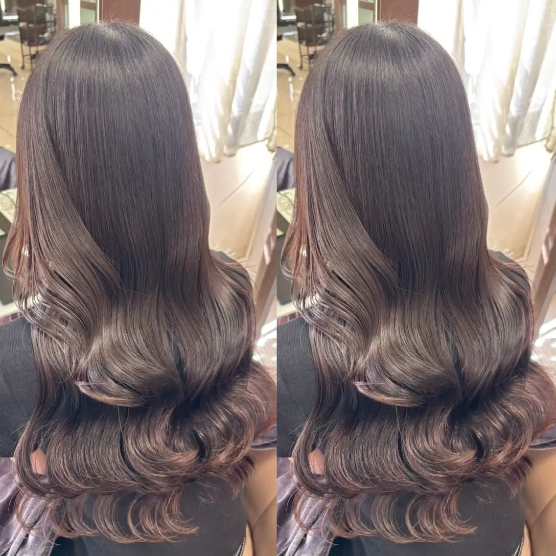 カラー 透明感カラー ヘアカラー ヘアメ🎀ハイトーン 🩵エクステ🪄しほのヘアスタイル