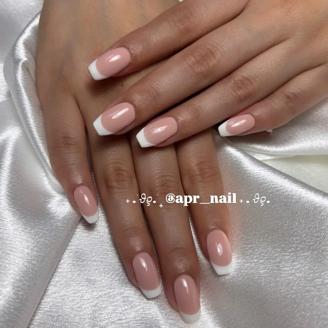 ネイル フレンチネイル Nailsalon apricotのネイルデザイン