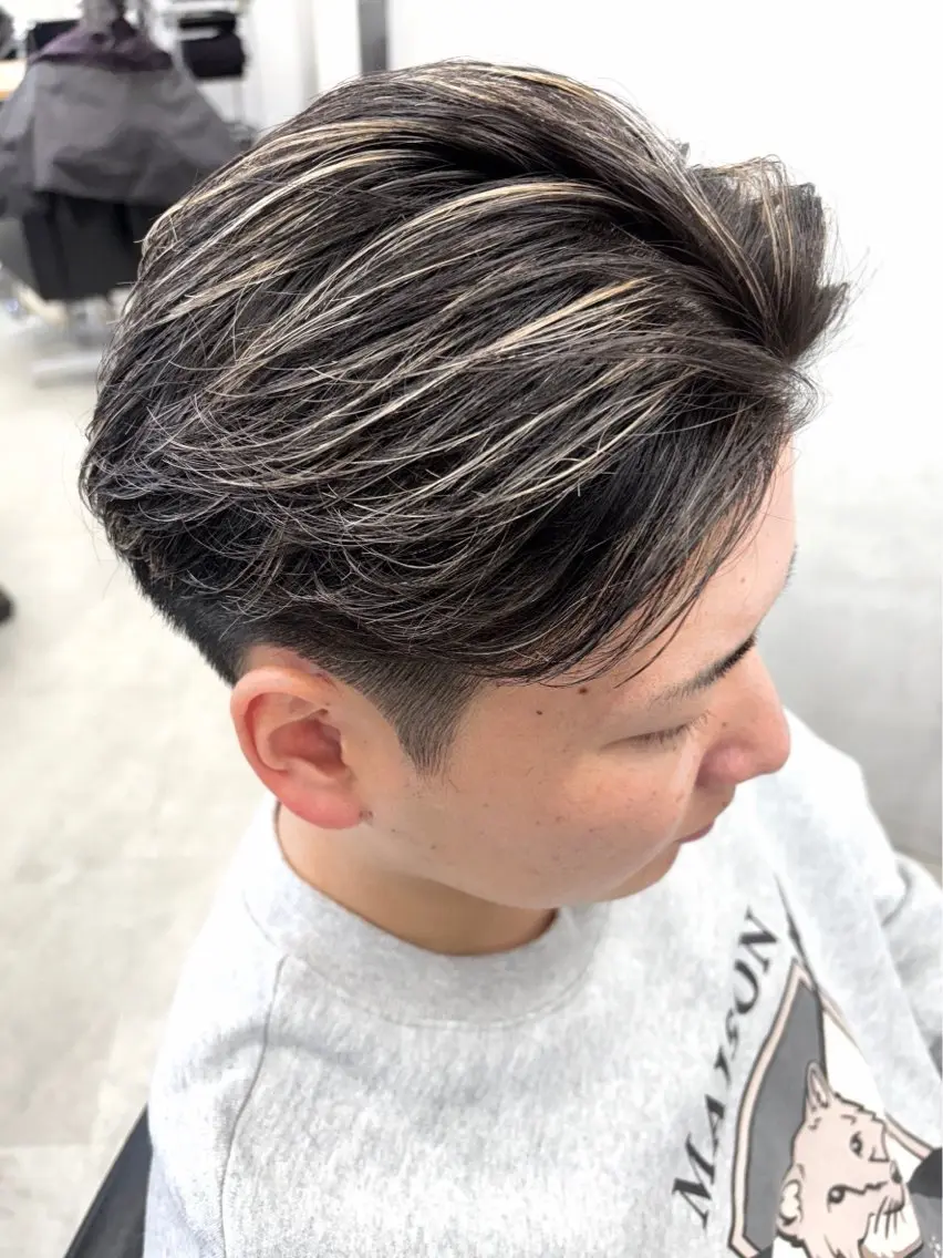 ショート メンズ 🎀 のえか/ハイ トーン/ピンク🤍のヘアスタイル