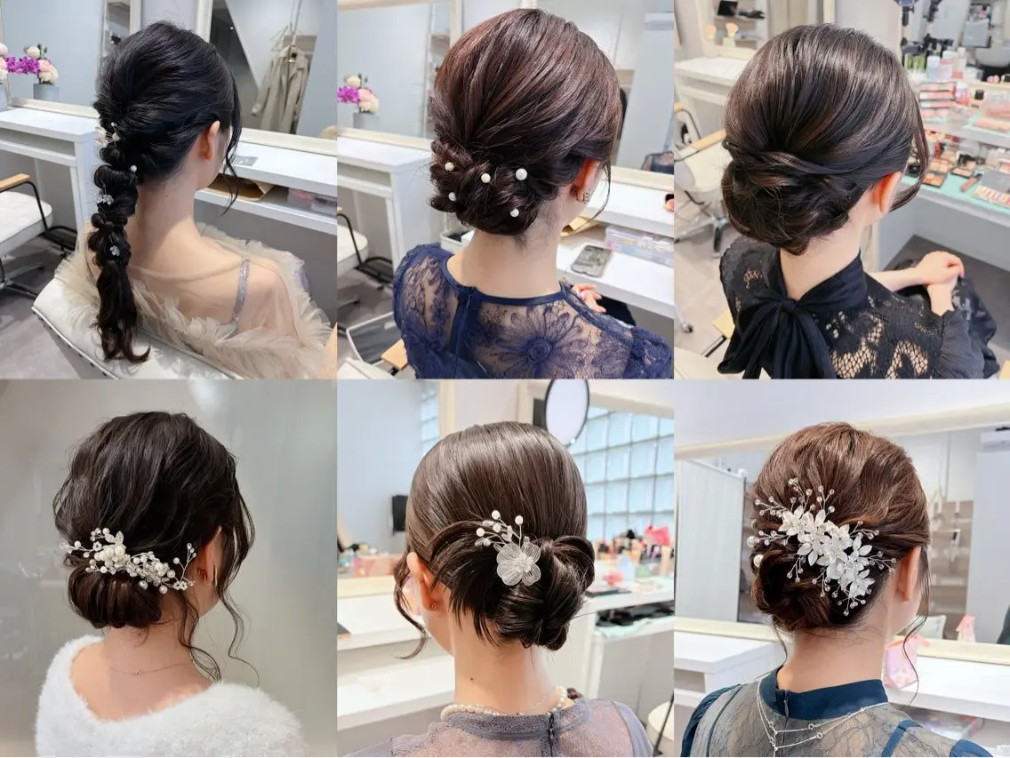 ヘアアレンジ ヘアセット amunedat salonのヘアスタイル