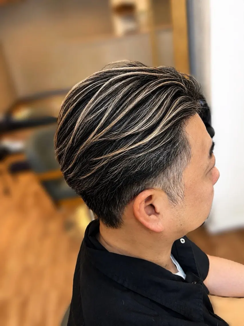カラー メンズ カット ヘアカラー 野呂 隼人のヘアスタイル