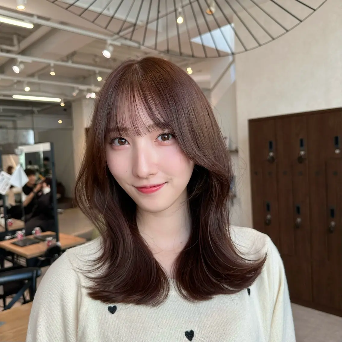 ミディアム カラー ⭐️似合わせボブ ⭐️かえでのヘアスタイル