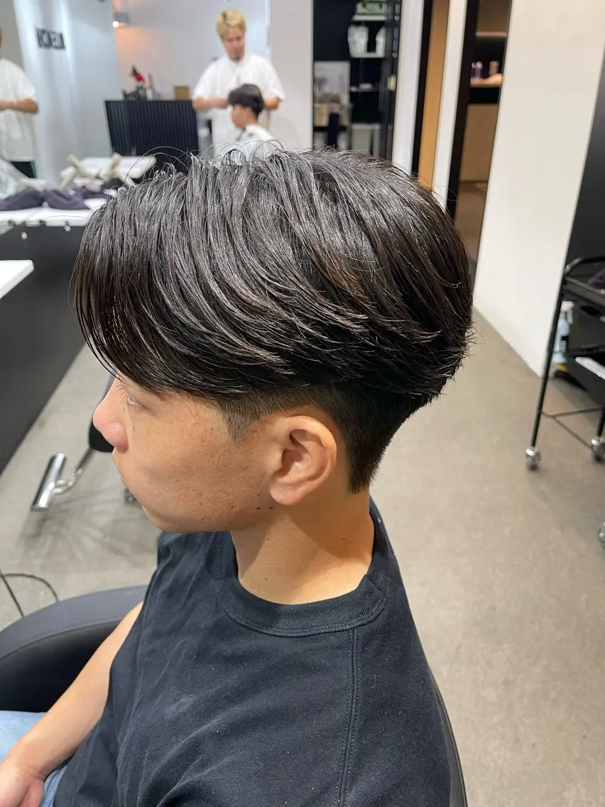 メンズ メンズパーマ カット パーマ 杉浦  穏 BLEACHi 安城のヘアスタイル
