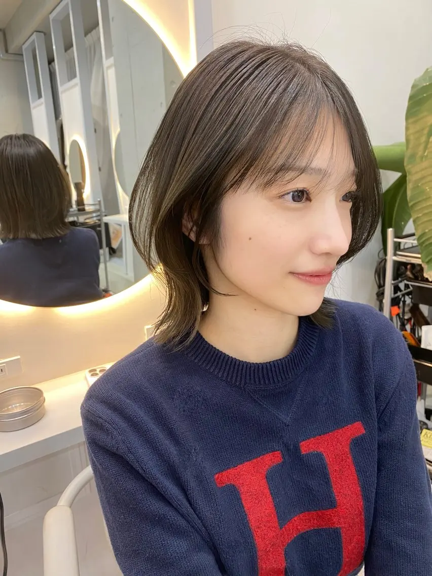 ショート ボブレイヤー ボブ レイヤーカット MIKO☺︎ SOYON大宮2号店のヘアスタイル