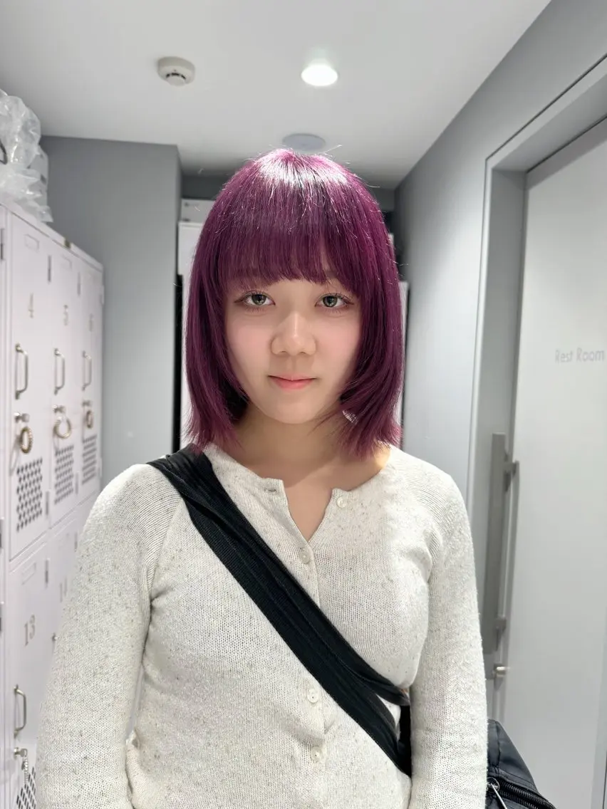 ミディアム カラー 新宿レイヤーカット (火)吉祥寺🎀リサのヘアスタイル