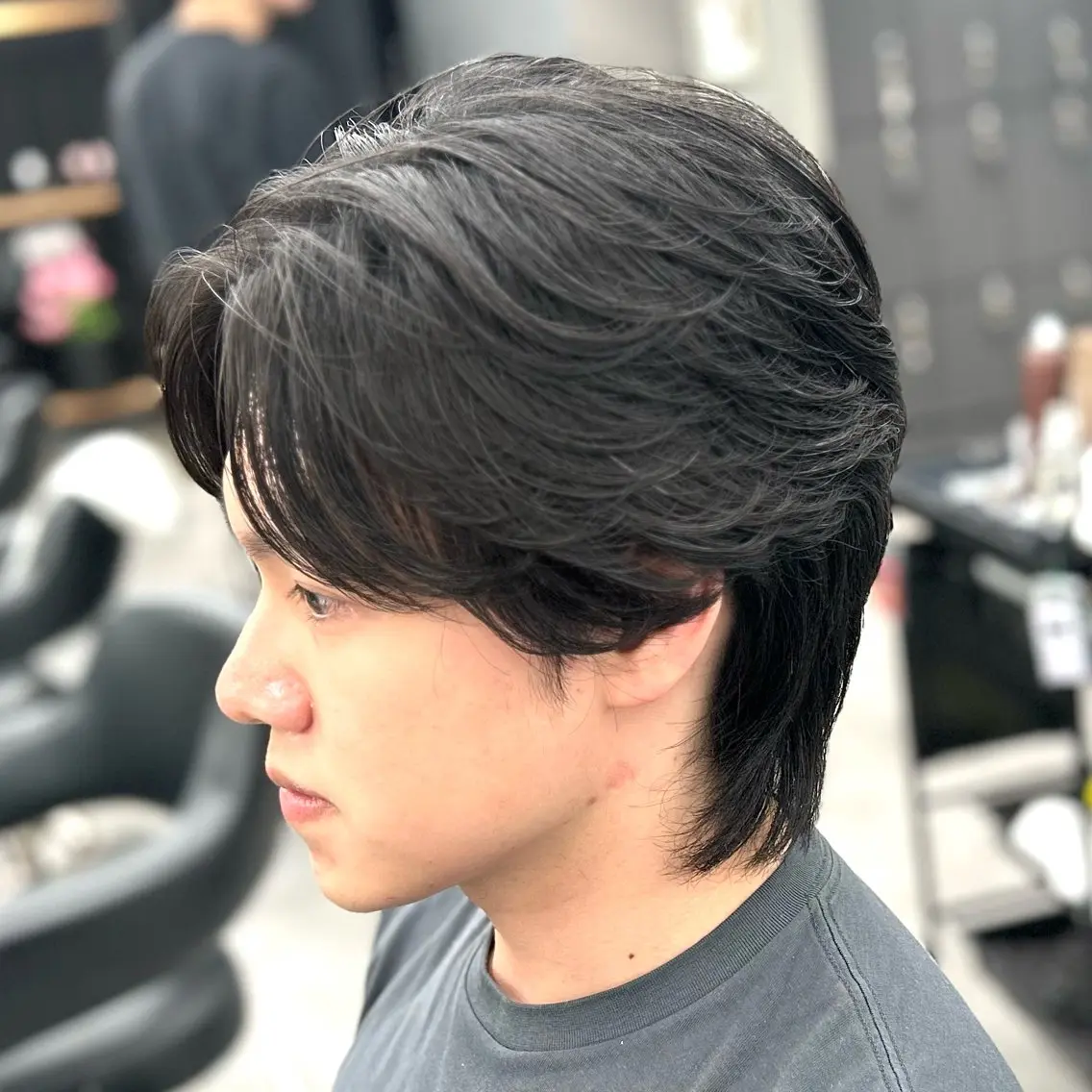 パーマ メンズ フェザーパーマ メンズパーマ カット パーマ 韓国ヘア🇰🇷 メンズパーマ/つかさのヘアスタイル