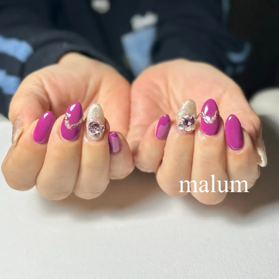ネイル ハンドネイル malum nailのネイルデザイン