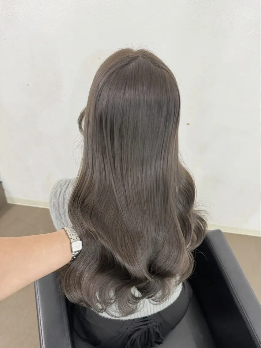 ロング カット ヘアカラー トリートメント ioe竹原 祐樹のヘアスタイル