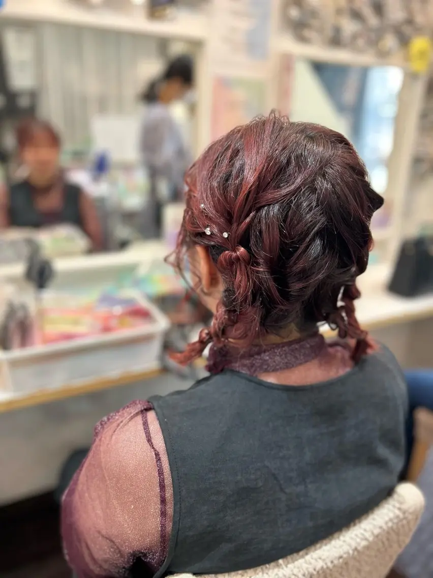 ヘアアレンジ ヘアセット 心斎橋/セットサロン /ボイボイのヘアスタイル