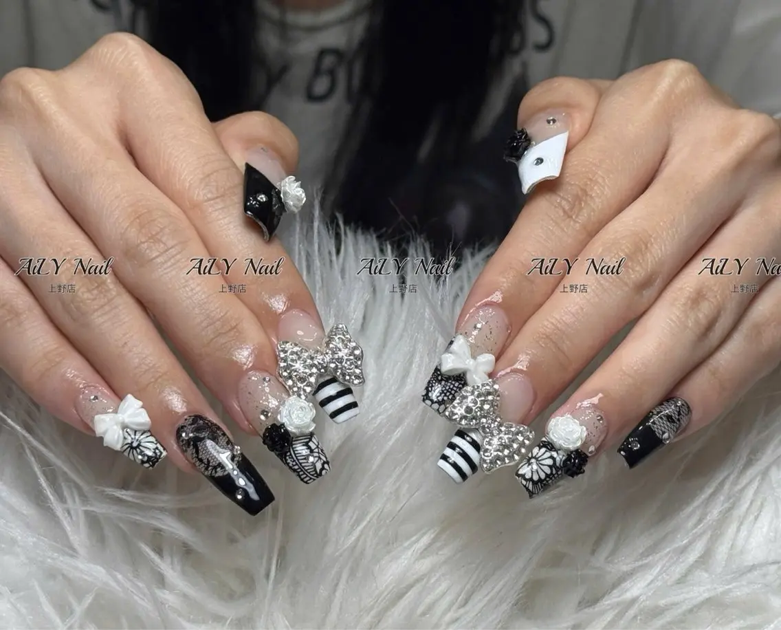 ネイル アートネイル ジェルネイル マグネットネイル ニュアンスネイル シンプルネイル ハンドネイル AiLy Nail 上野店のネイルデザイン