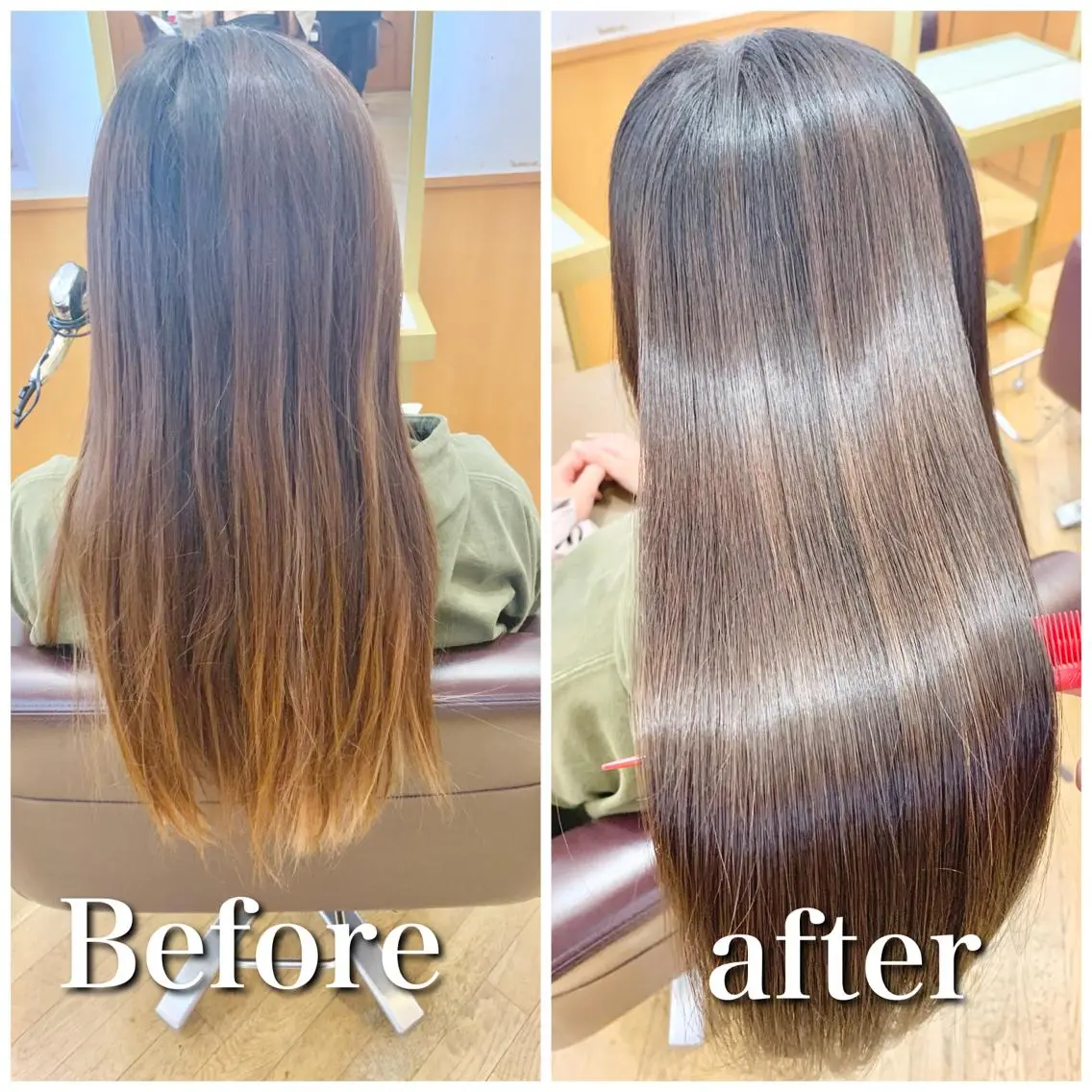 ロング 縮毛矯正 カット 縮毛矯正 トリートメント 中根　いち 美髪を作るプロのヘアスタイル