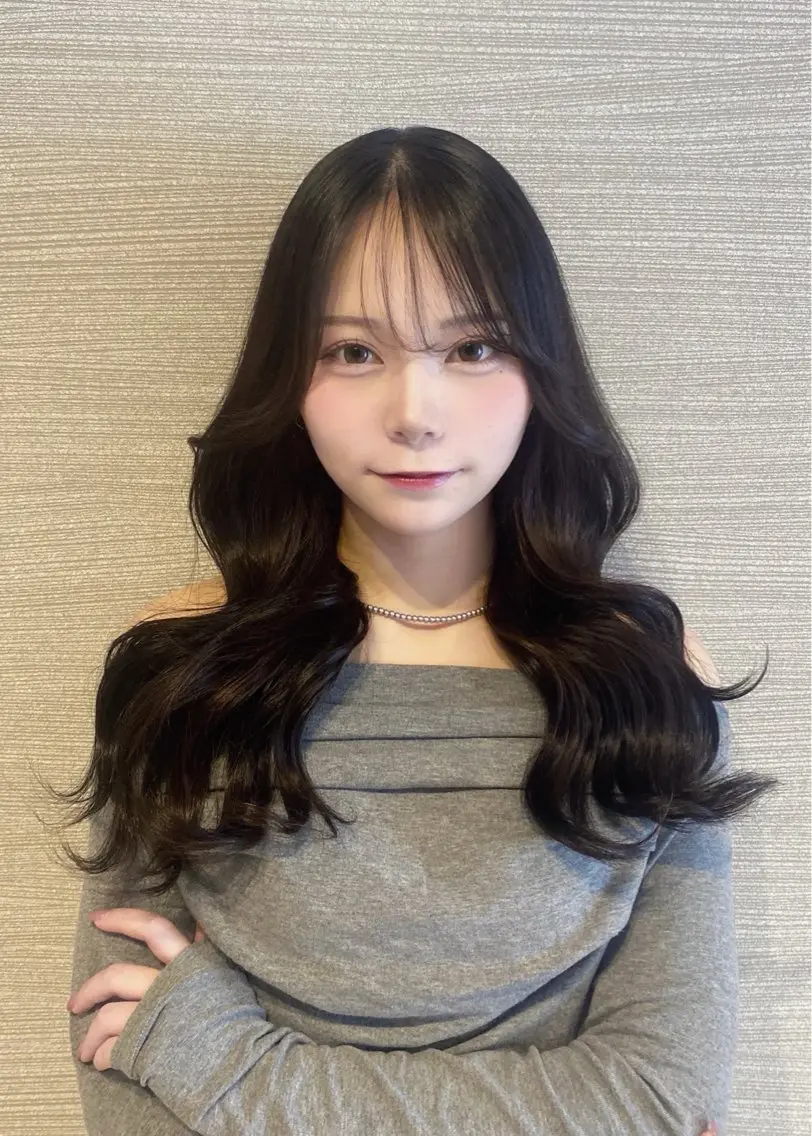 ロング カラー ヘアカラー 阿部 未來のヘアスタイル