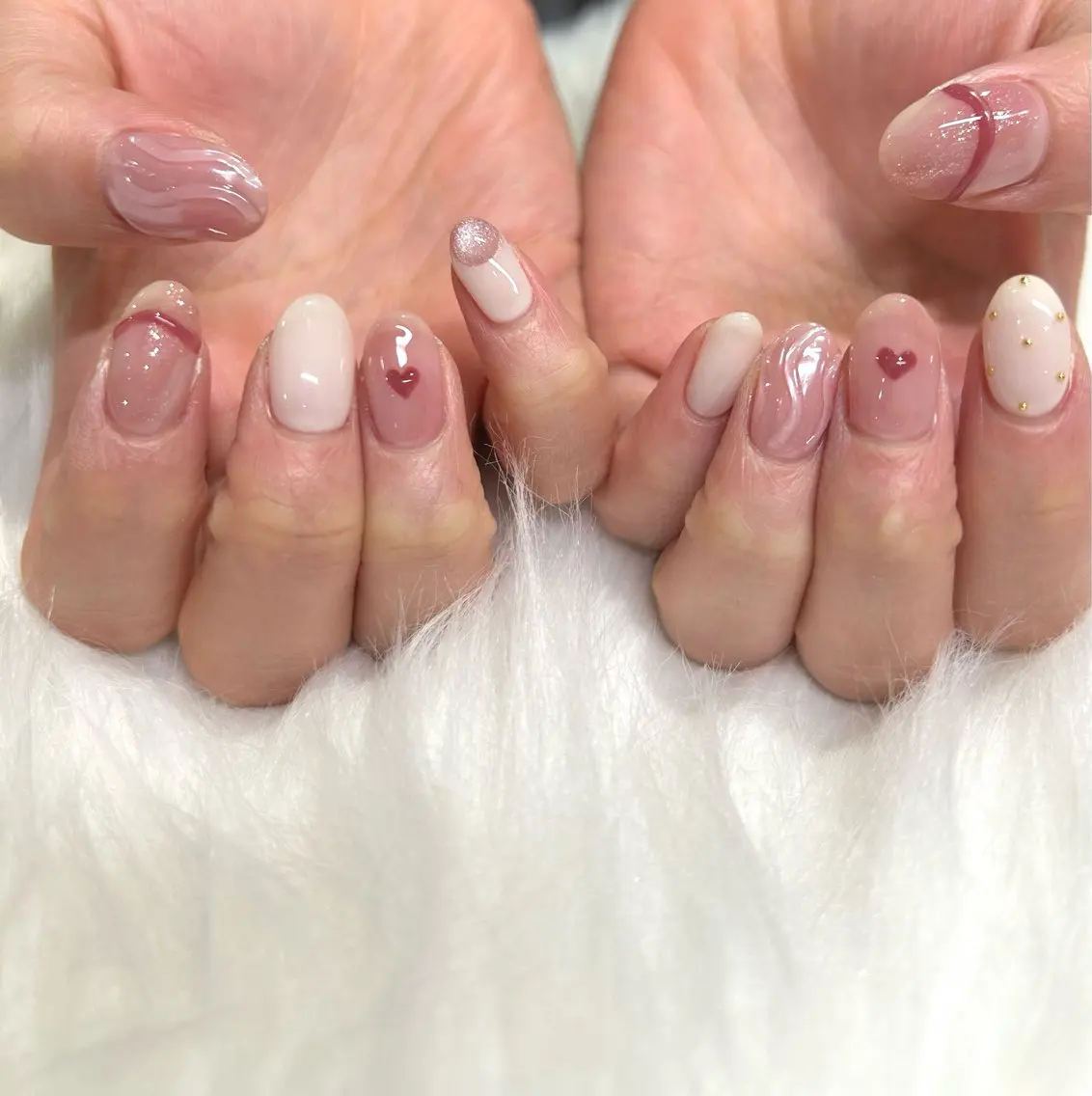 ネイル ハンドネイル 福田 麻耶のネイルデザイン