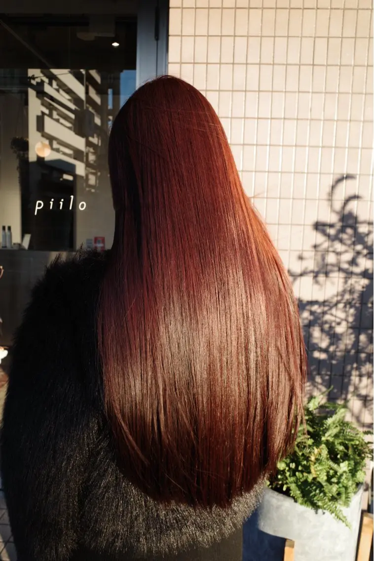 ロング 縮毛矯正 piilo. サダのヘアスタイル