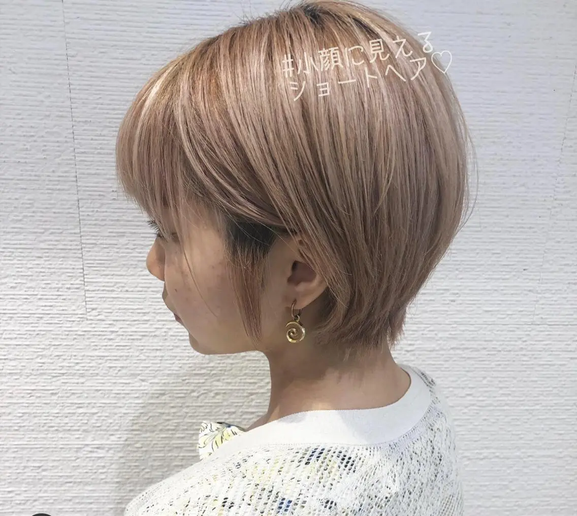 ショート カラー 似合わせカット/ レイヤーカット/新谷のヘアスタイル