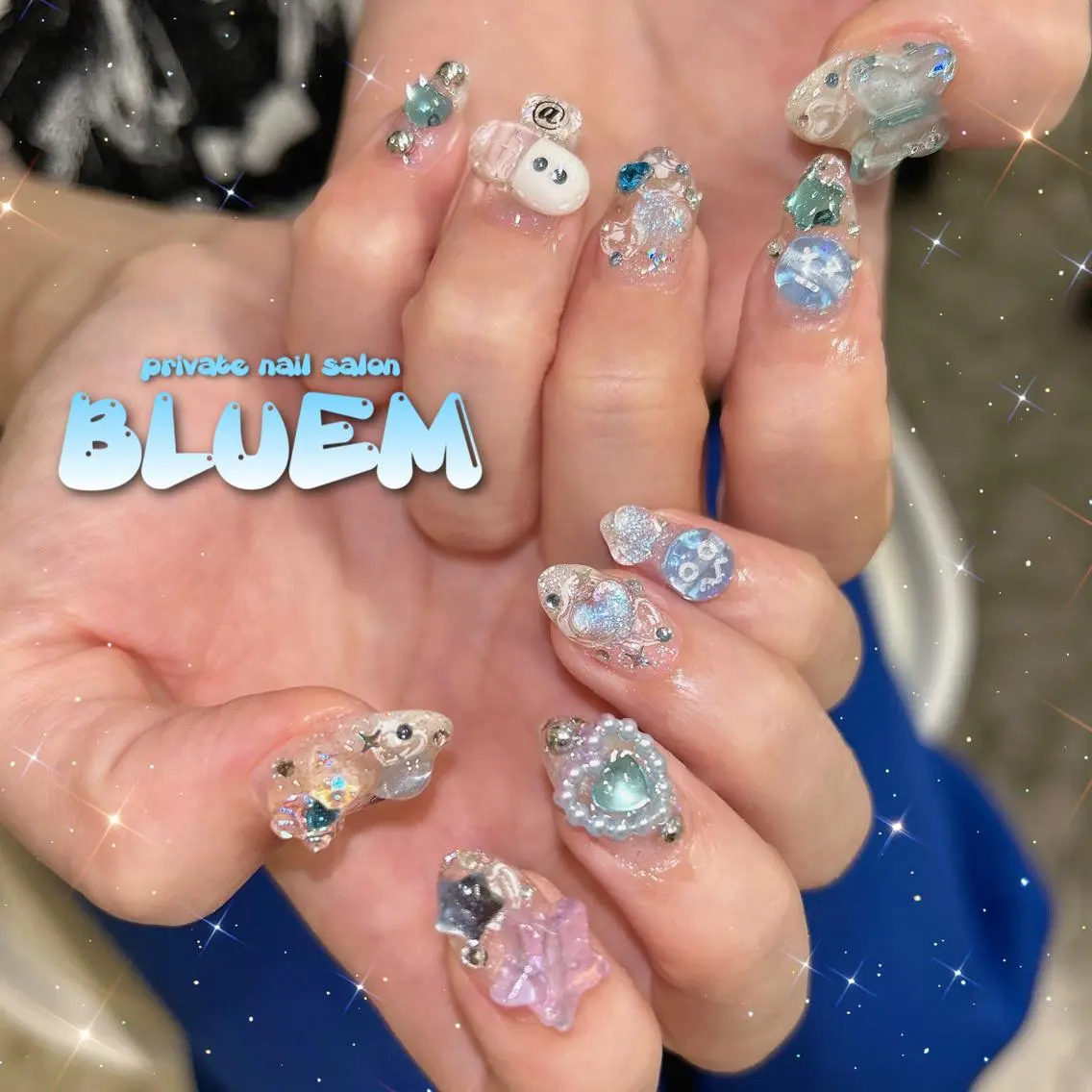ネイル ハンドネイル BLUEM なな🐶のネイルデザイン