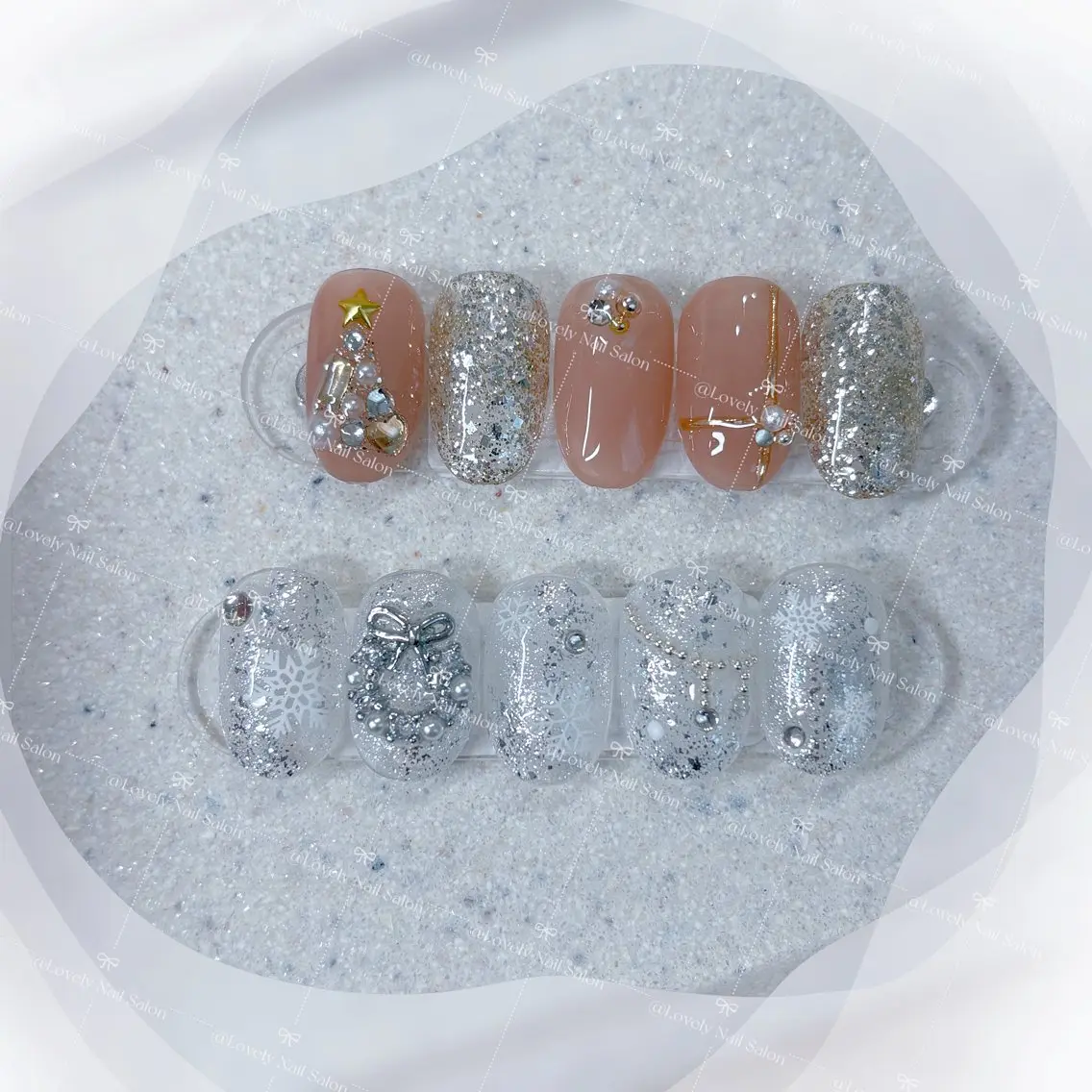 ネイル 冬ネイル クリスマス Lovely Nail Salonのネイルデザイン