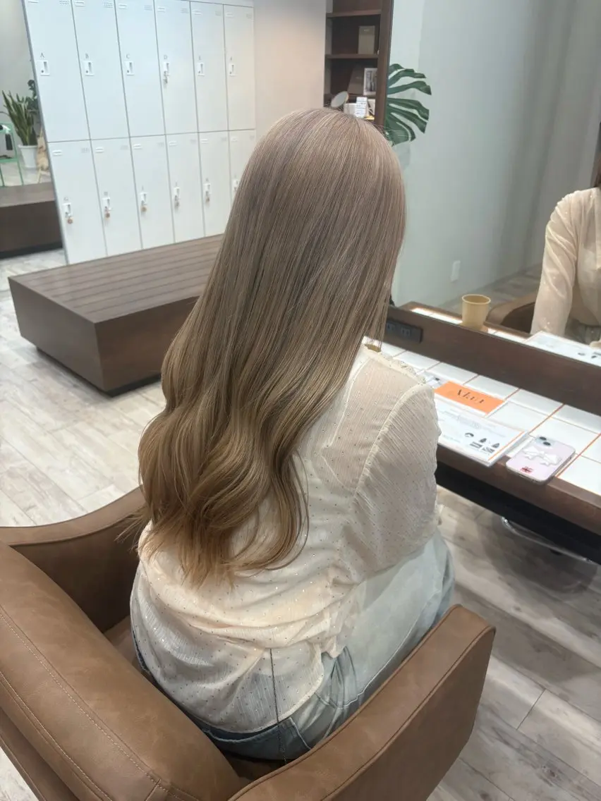 カラー ヘアカラー まろみ暖色×ボブ ×chia🕯のヘアスタイル