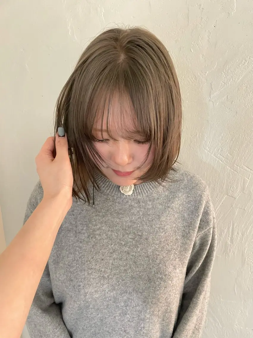 ショート カラー ベージュカラー ブリーチ 透明感カラー ハイトーンカラー カット ヘアカラー デザインカラー💖/ ヘアセット/manaのヘアスタイル
