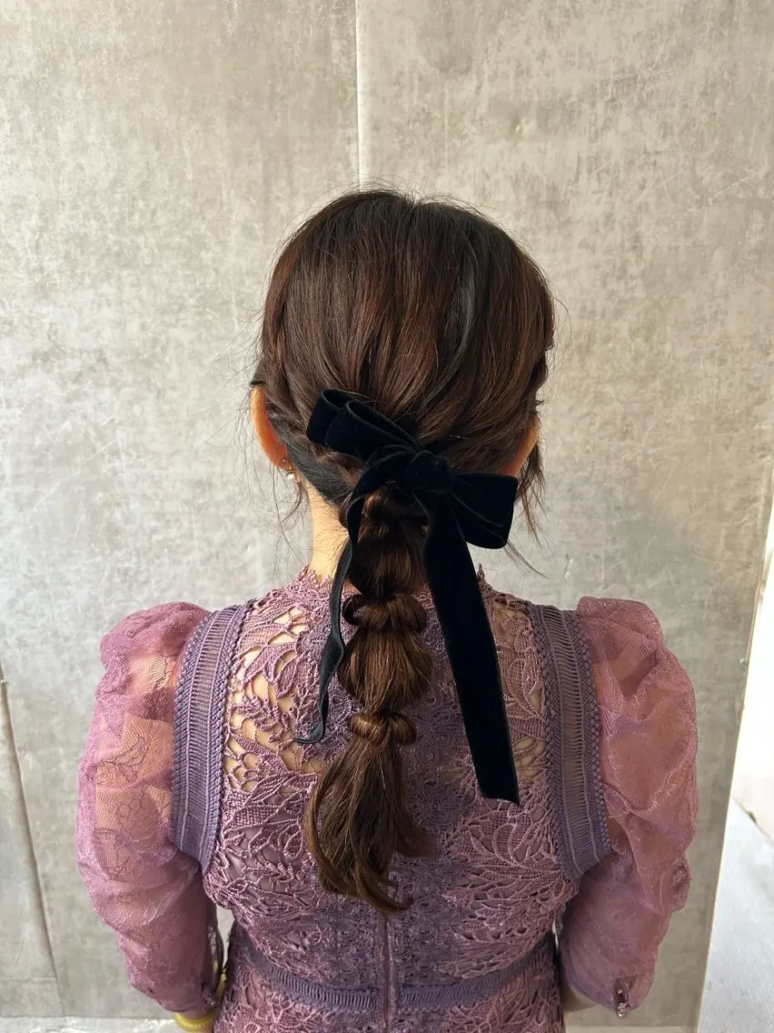 ヘアアレンジ 玉ねぎヘアー ヘアセット アレンジ/エクステ✨ 推し/横浜🩵かのんのヘアスタイル