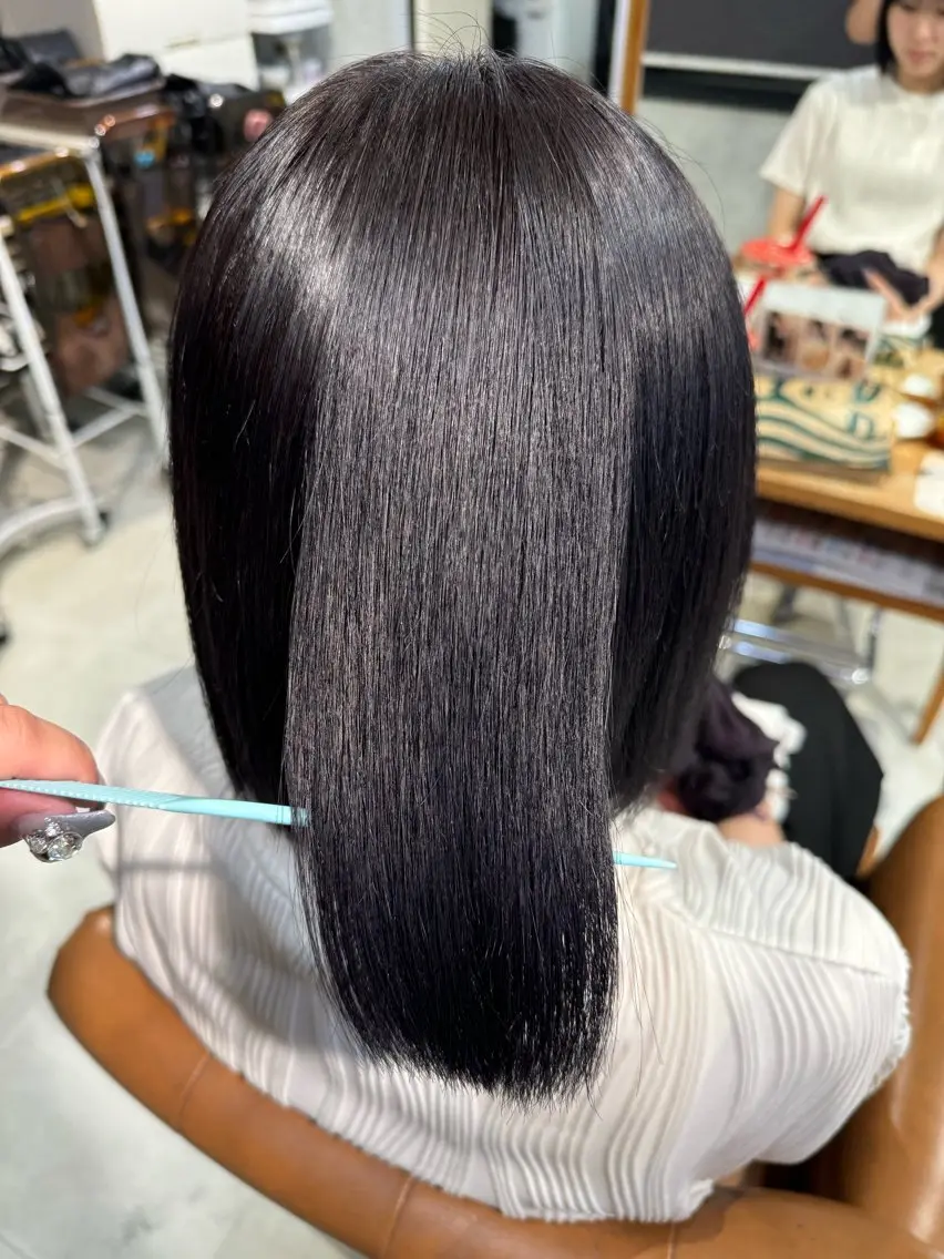 カラー ブルーカラー 透明感カラー ディープラベンダー ラベンダーカラー ANKHCROSS Hiyori💙のヘアスタイル