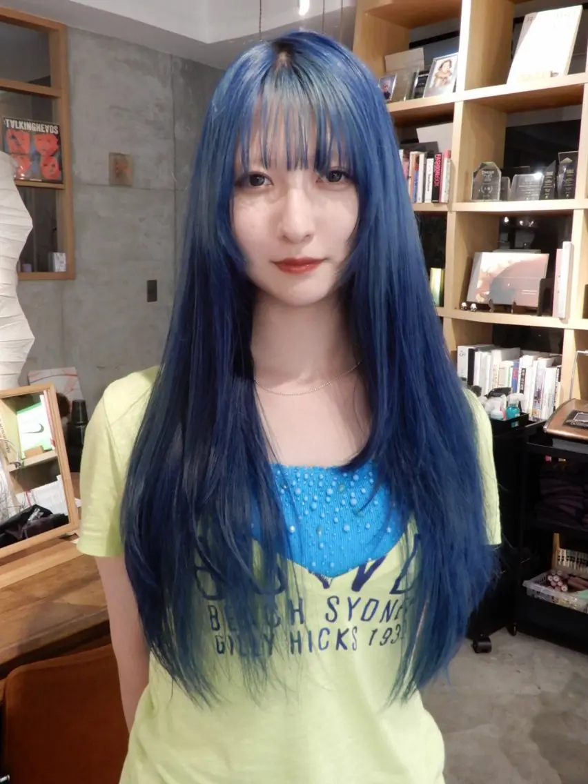 ロング カラー 兼西 菜摘のヘアスタイル