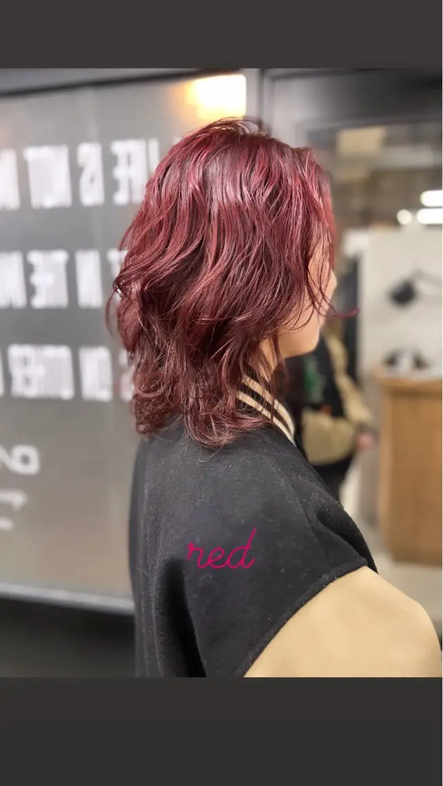 ミディアム ミディアムパーマ 佐々木 健太郎のヘアスタイル