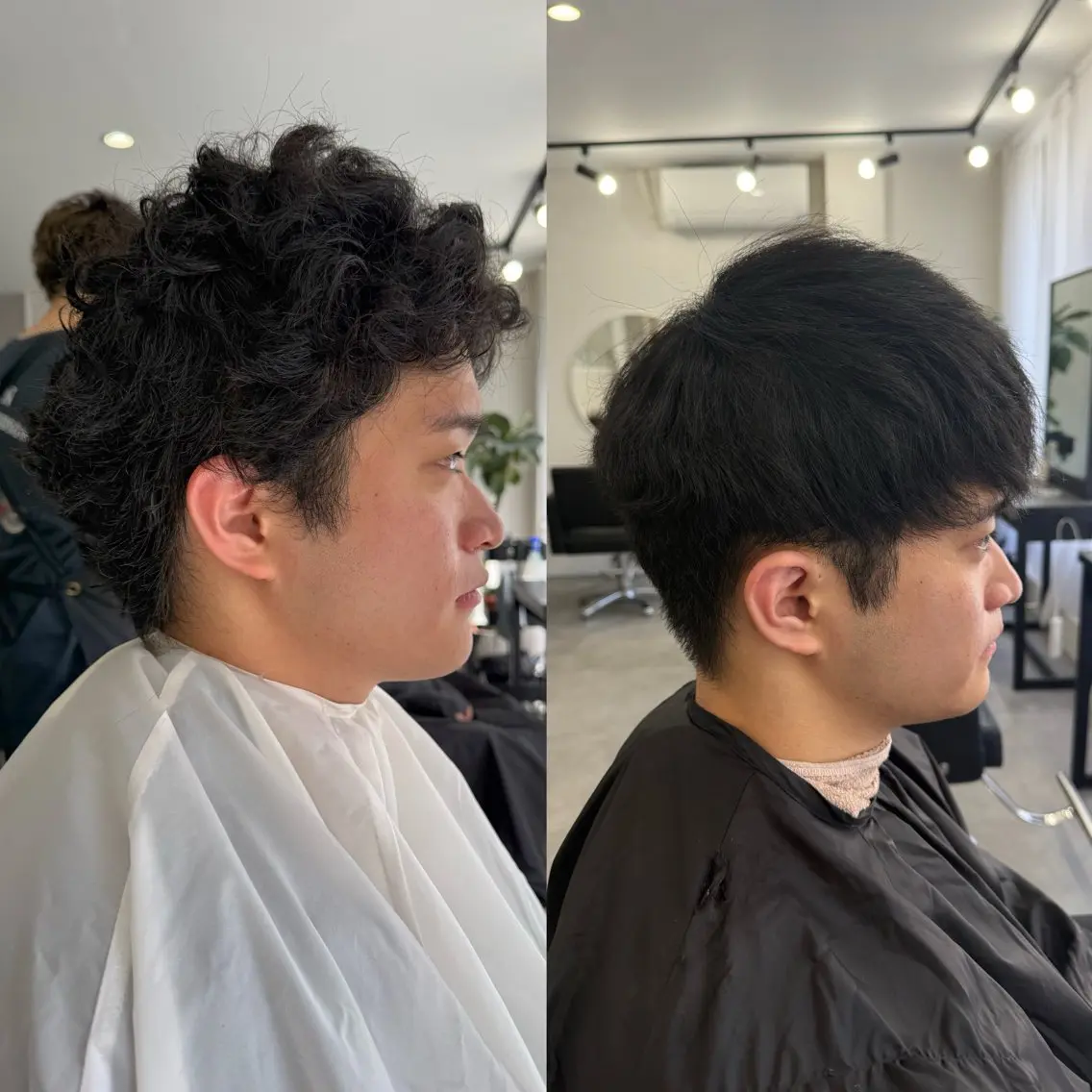 【自然な仕上がり】メンズカット＋ナチュラルストレートの写真