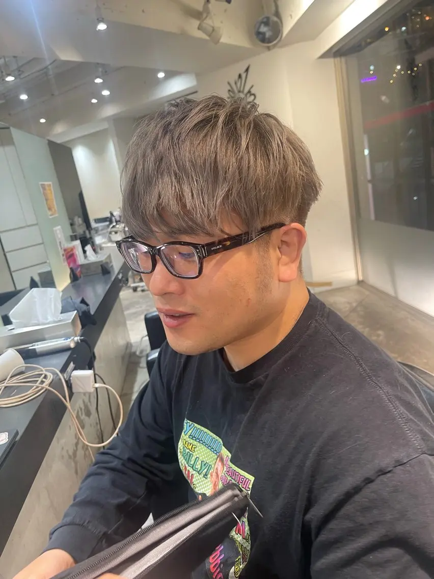 メンズ カット ヘアカラー WELLY TO KYOメンズカットのヘアスタイル