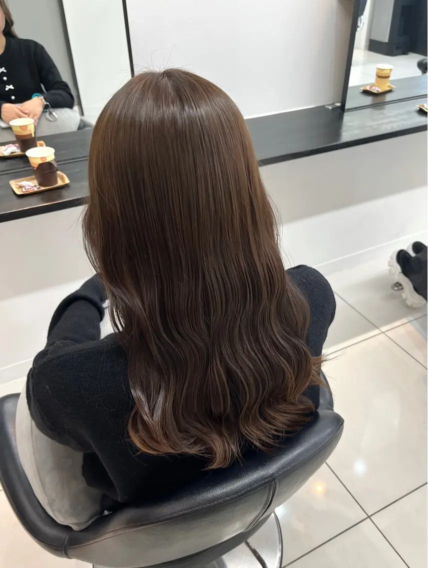 ロング カラー ヘアカラー ブリーチなしWカラー /アレンジ/ユウミのヘアスタイル
