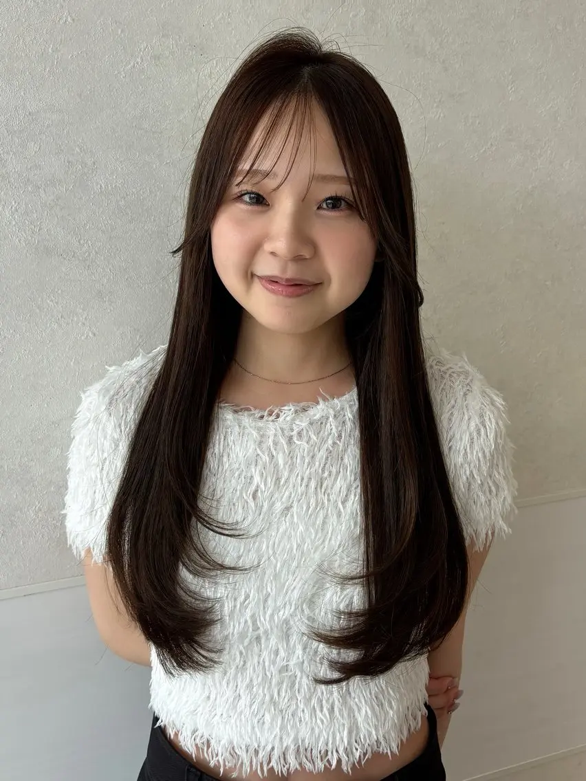 ロング レイヤーカット カット トリートメント ☆似合わせボブ/ ミディアム/mikaのヘアスタイル