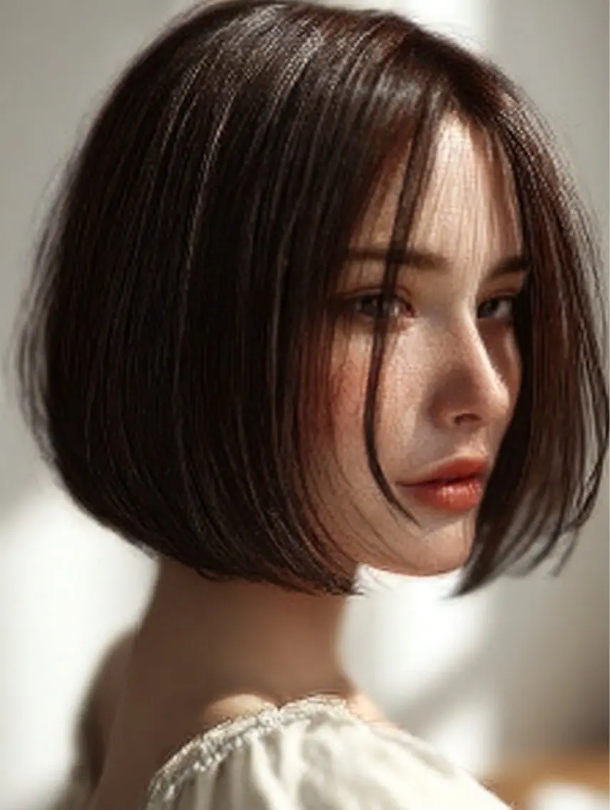 ショート カラー ヘアカラー 🍒モテ暖色カラー × うる艶✧ ゆなのヘアスタイル