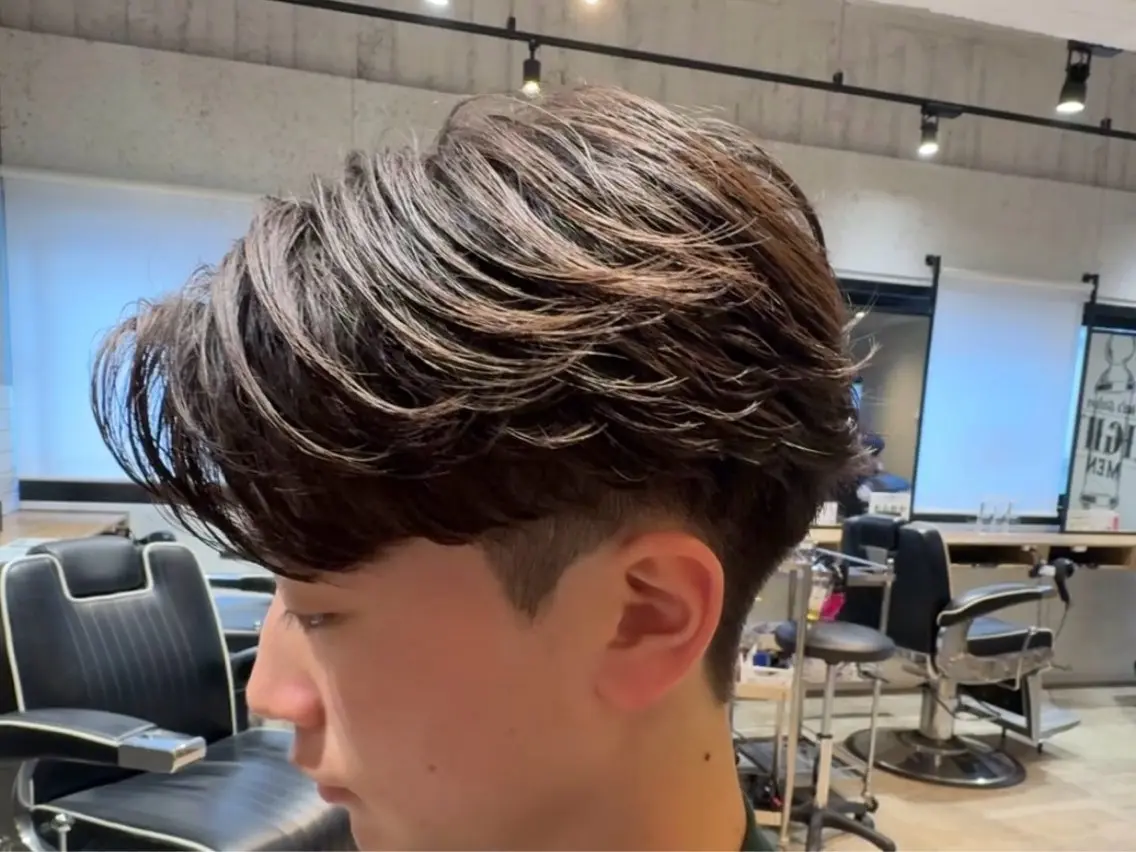 ショート カット パーマ 池袋西口徒歩10秒 EBINAメンズ特化のヘアスタイル