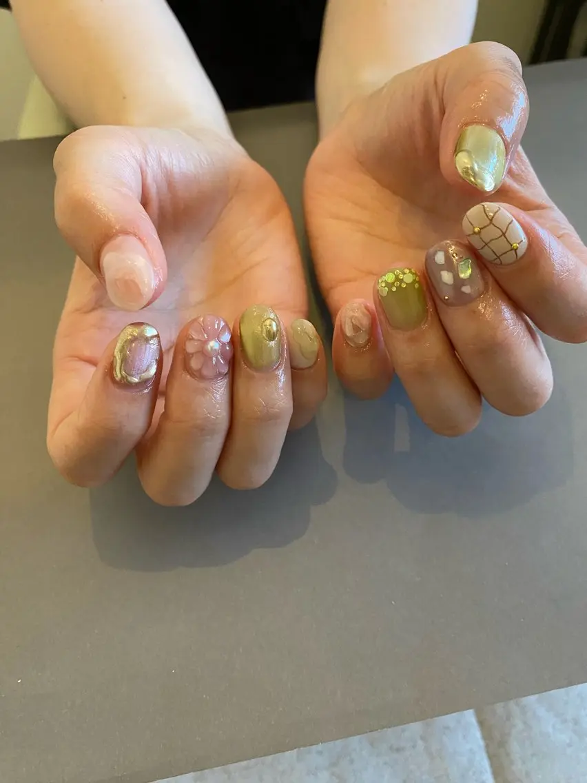 ネイル ハンドネイル nailsalon Puretéのネイルデザイン