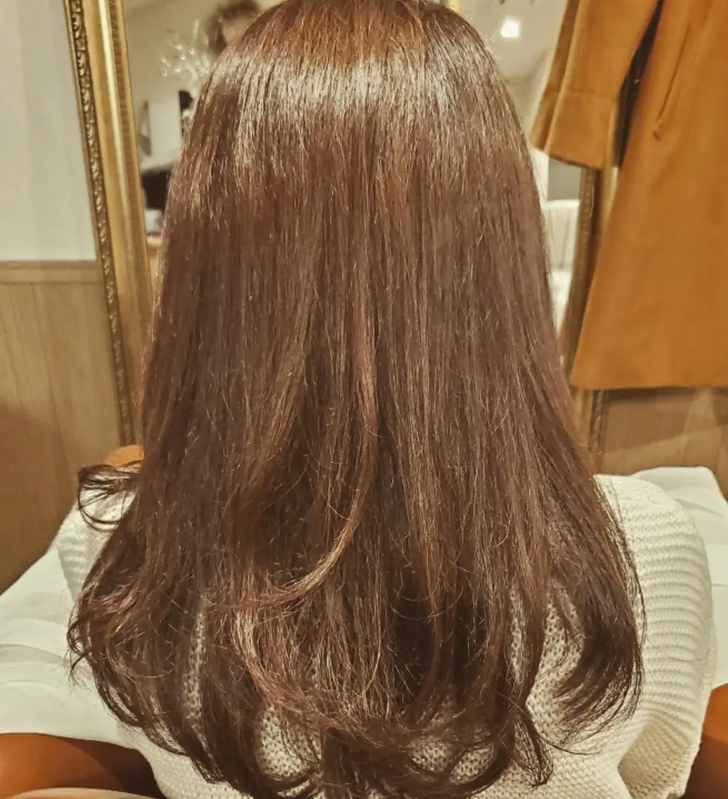 ロング カラー アディクシーカラー 外国人風カラー トリートメント カット ヘアカラー トリートメント spa hair ark 富井直美のヘアスタイル