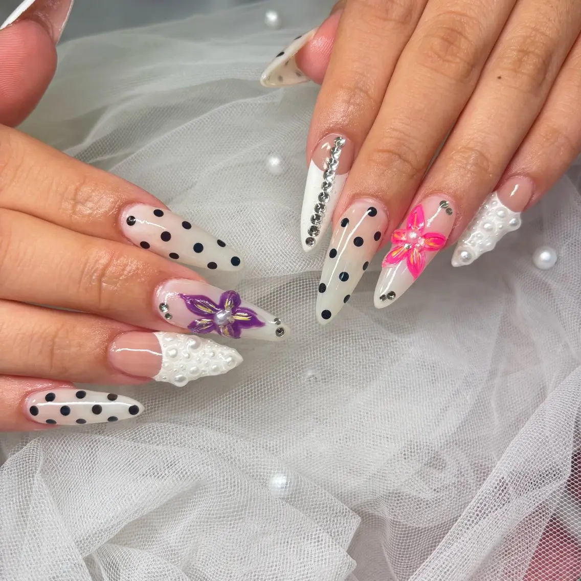 ネイル ハンドネイル Jasmine💟 ラテン系お姉さんのネイルデザイン