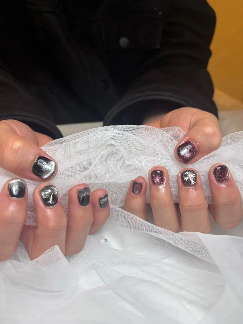 ネイル メンズネイル 🖤マイリー/ 新宿/歌舞伎町🖤のネイルデザイン