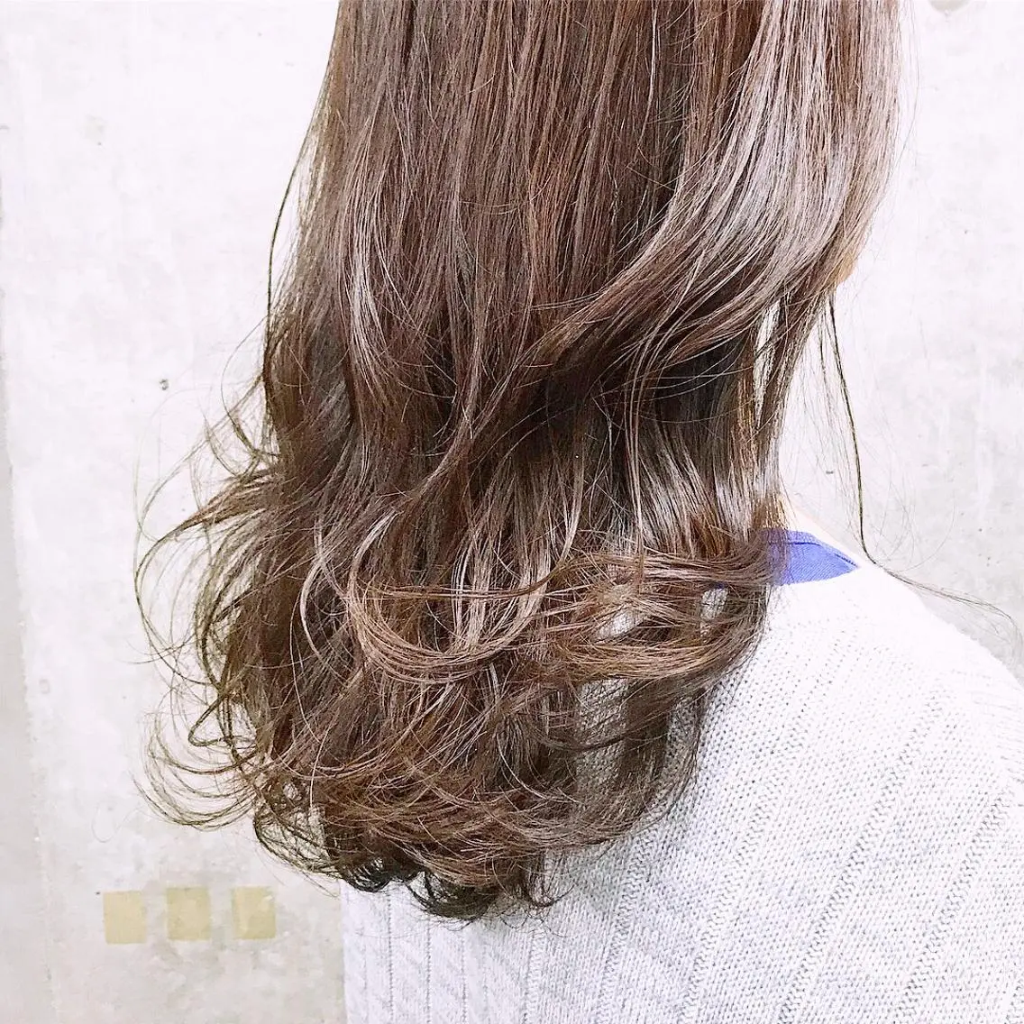 セミロング カラー アッシュ ラベンダーカラー ラベンダーアッシュ トリートメント Satsuki ✂︎♡のヘアスタイル
